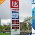 Aluminium pylon sign petrol station led sign